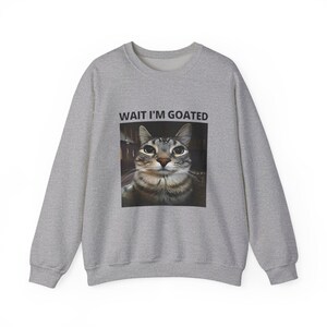 Comfy Cat Themed Sweatshirt - Unisex, Cozy, Casual Wear, Cat Lover Gift, Funny Pet Humor