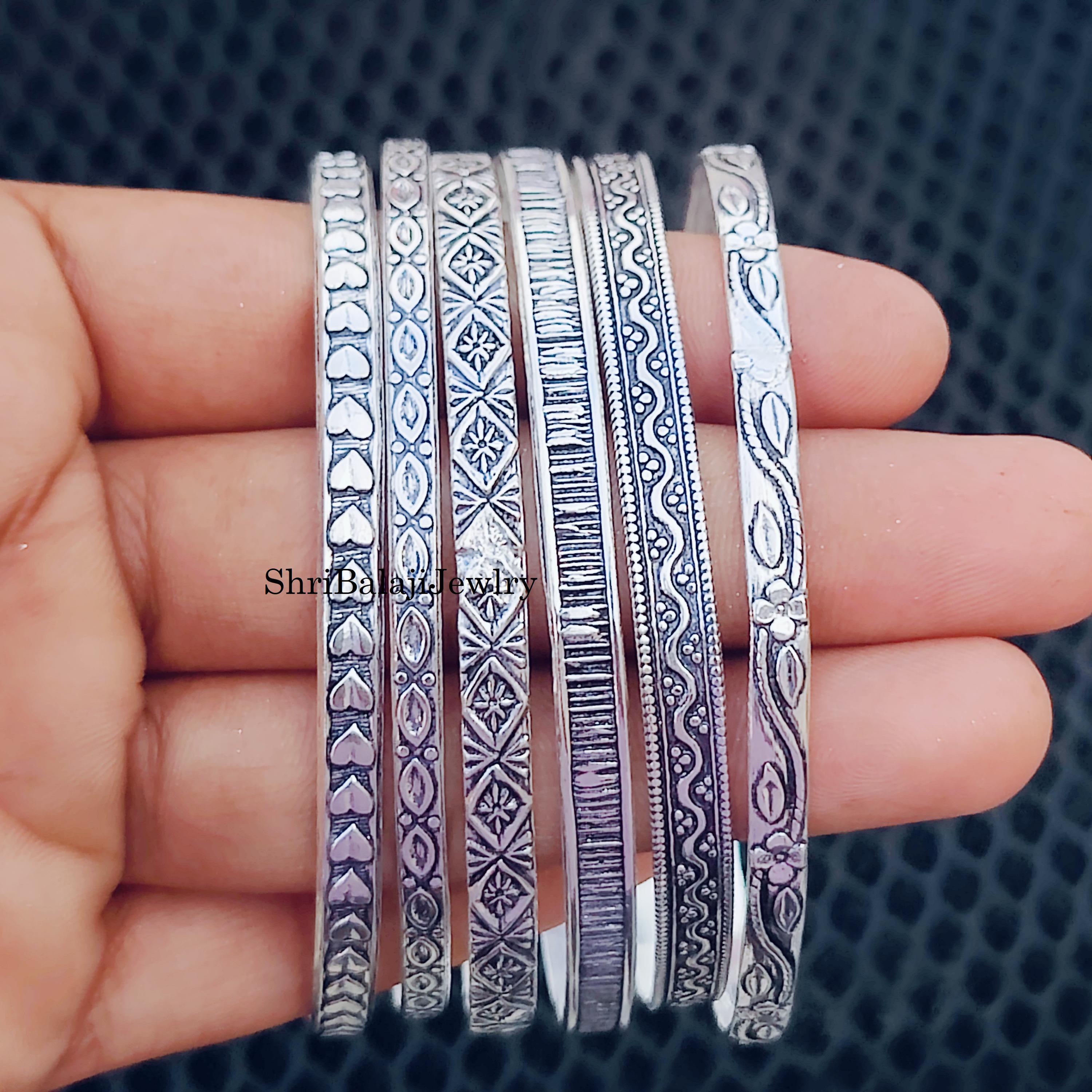 アクセサリー silver 925 simple design bangle Oval C Z Set Hinged Solid Silver Bangle - Etsy