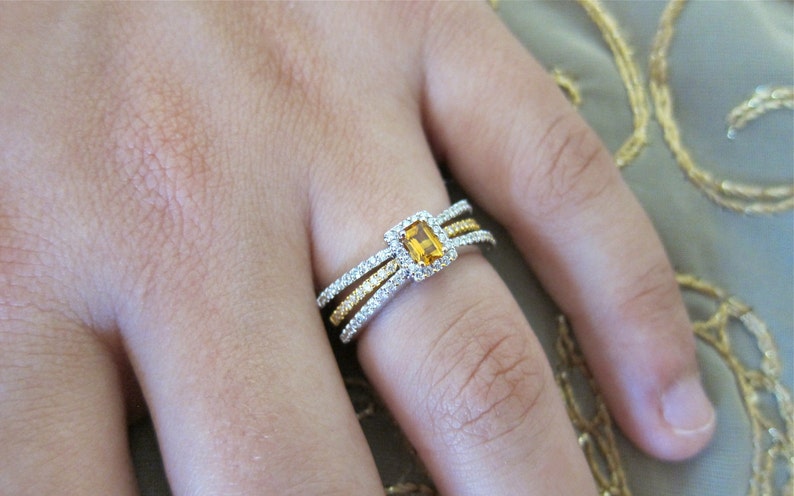 emerald cut yellow sapphire emerald cut yellow sapphire