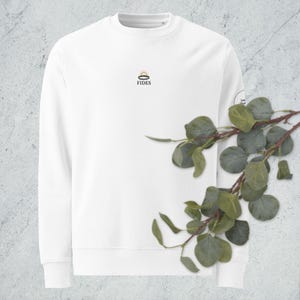 Christian sweatshirt with Bible verse – organic cotton