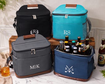 Personalized Golf Cooler Bag,Custom Groomsmen Gift, Embroidered Lunch Beer Bag,Groomsmen Cooler Bag,Beer Cooler Bag,Best Man Gift Bag