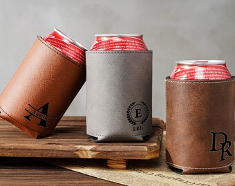 Enfriador de latas personalizado para padrinos de boda, regalos personalizados para padrinos de boda, propuesta de padrinos de boda, recuerdos de boda, soporte para latas de cerveza grabado