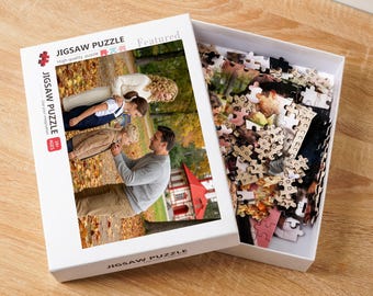 Personalized Photo Wooden Puzzle,Custom Jigsaw Puzzle from your own picture,Jigsaw Puzzle Gift for Couples,Gift for Family,Valentines Gift