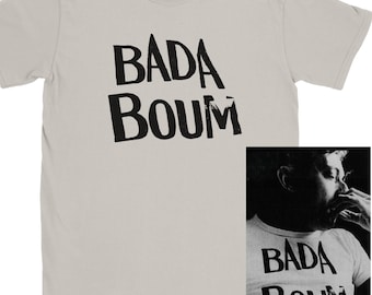 Camiseta Bada Boum / Estilo Gainsbourg francés de los años 70