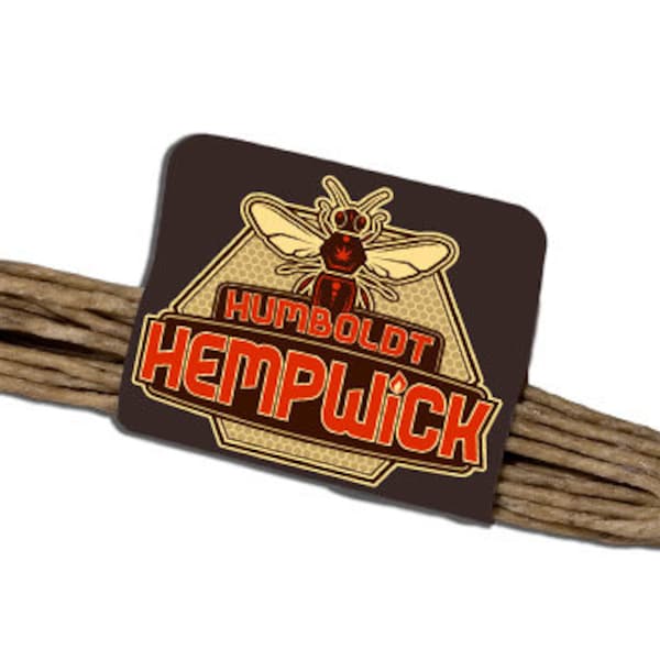 Humboldt Hemp Wick 5 Feet Hemp Beeswax Lighter