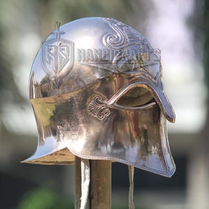 Corinthian Bronze Helmet Circa Late 6th Century B.C. Made Of 1.2mm Bronze