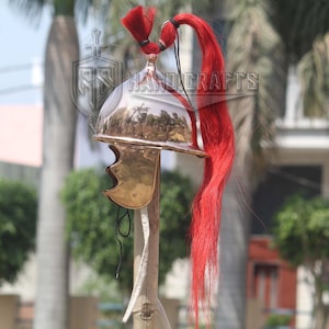 Bronze Montefortino Helm | Ancient Roman Helmet Replica | Historical Reenactment Armor