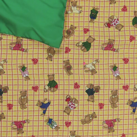 Vintage Cute Teddy Bear small blanket