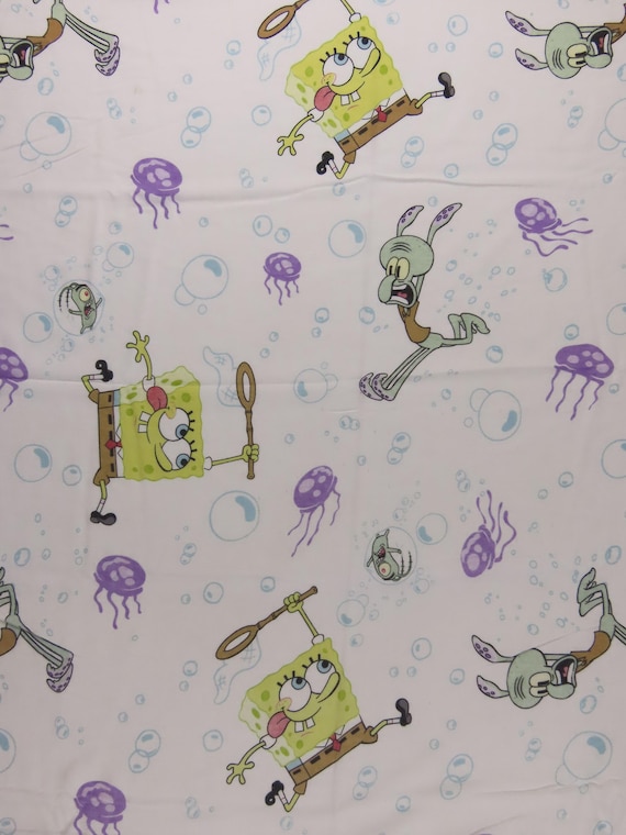 Vintage Spongebob Squarepants Twin flat sheet
