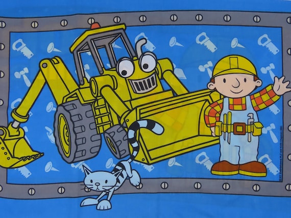 Vintage Bob the Builder standard pillowcase