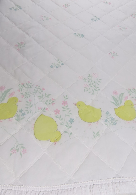 Vintage Cute "Gosling" Chatham crib blanket