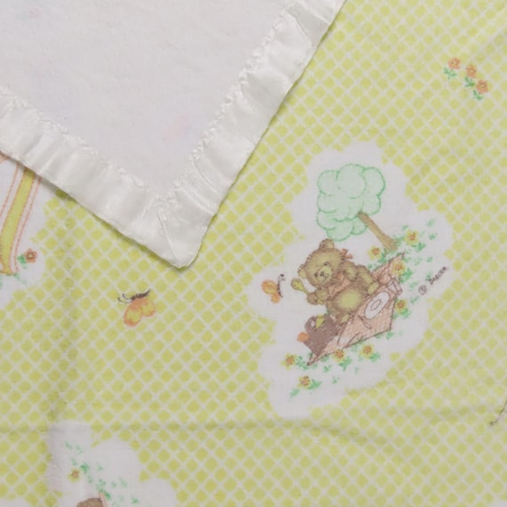 Vintage Teddy Bear small blanket