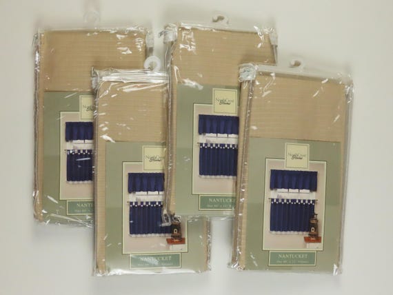 Set of 4 Vintage Northcrest valances -New in the package