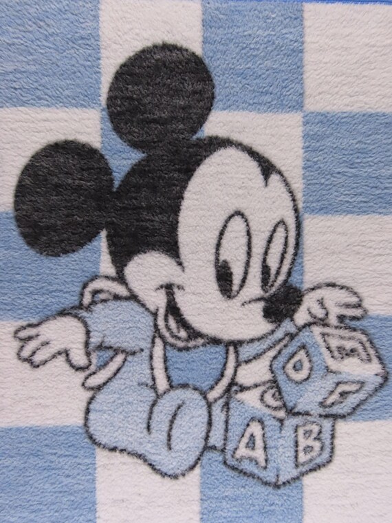 Vintage Mickey Mouse Biederlack small blanket