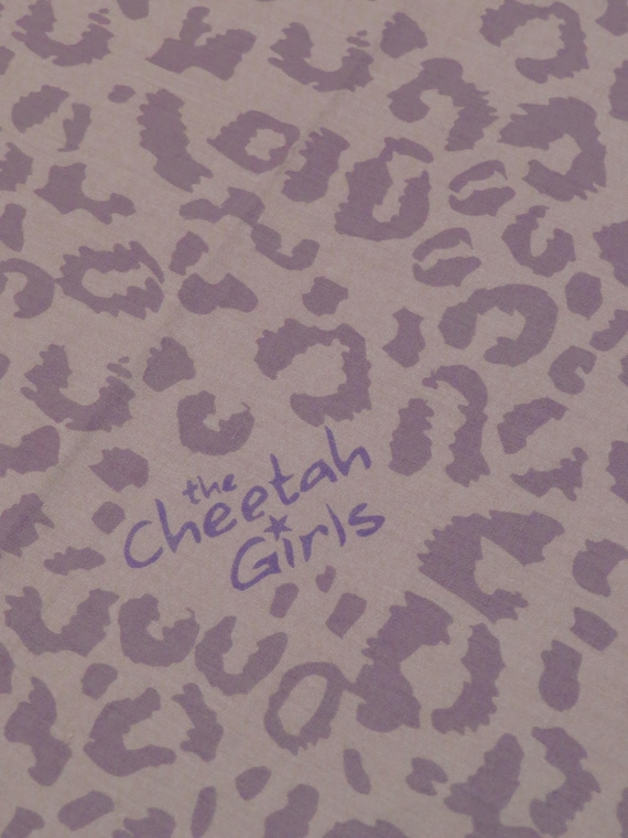 Vintage Cheetah Girls Twin fitted sheet
