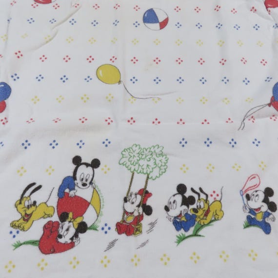 Vintage Mickey Mouse receiving blanket