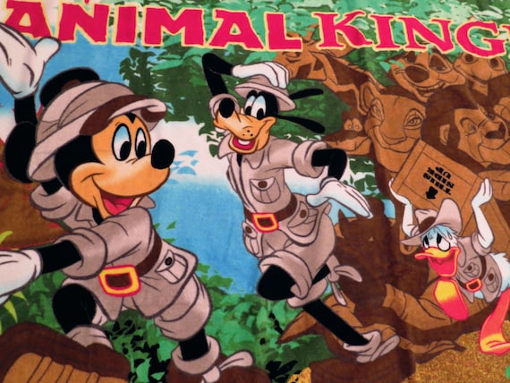 Vintage Disney Park's Animal Kingdom beach towel