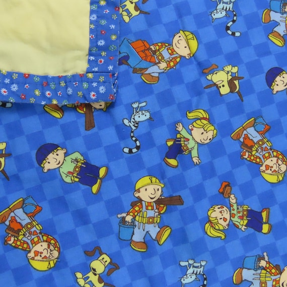 Vintage Bob the Builder small blanket