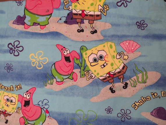 Vintage Spongebob Squarepants curtain panel