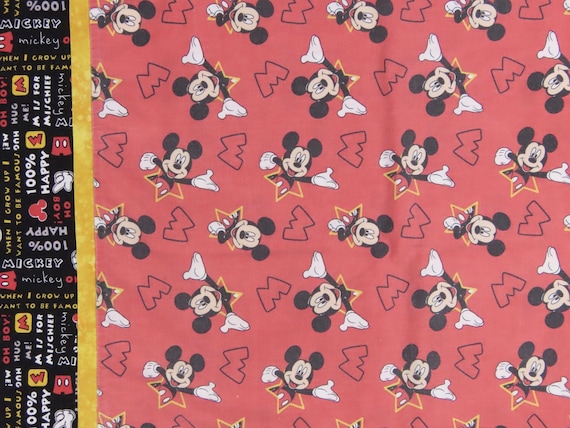 Vintage Mickey Mouse standard pillowcase