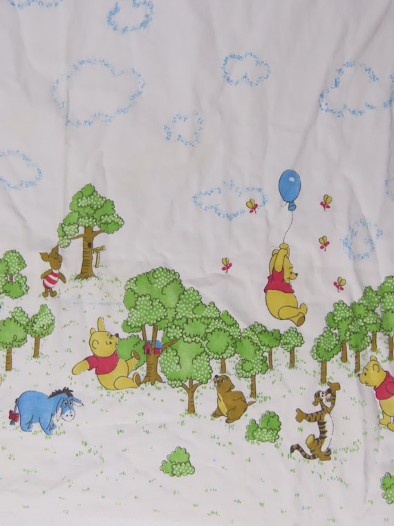 Vintage Winnie the Pooh receiving blanket