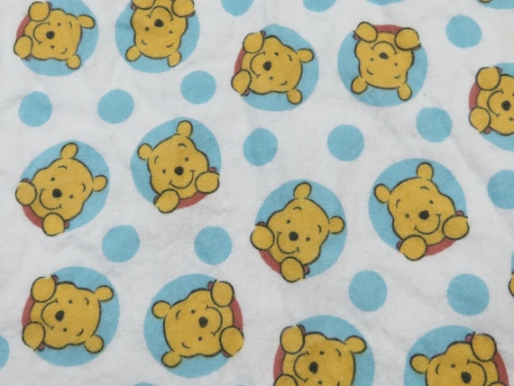 Vintage Winnie the Pooh receiving blanket