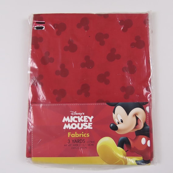 Vintage Mickey Mouse fabric "Mickey's Shadow" -New in package