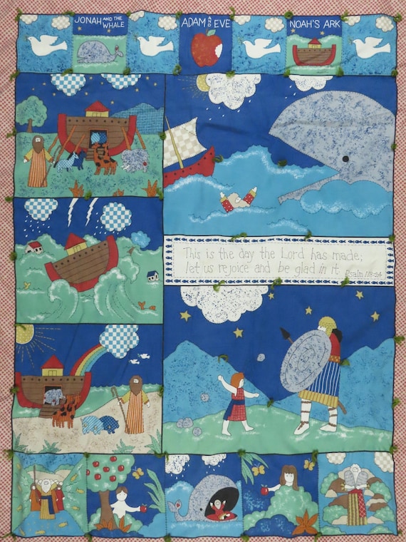 Vintage Bible Stories small blanket
