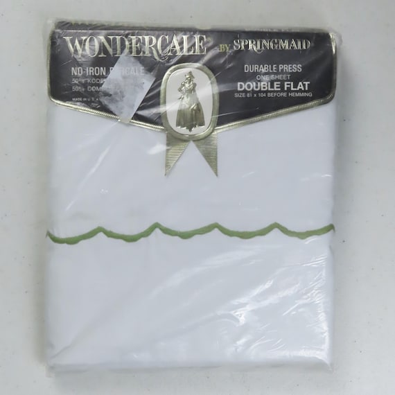 Vintage Springmaid Double flat sheet -new in package