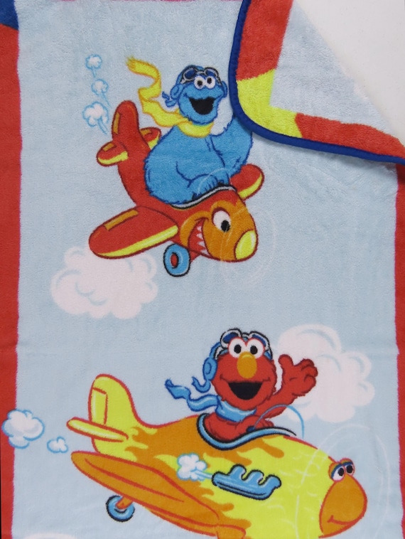 Vintage Sesame Street small fleece blanket