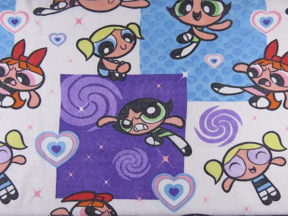 Vintage Powerpuff Girls throw blanket