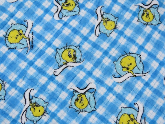 Vintage Tweety Bird small quilted blanket