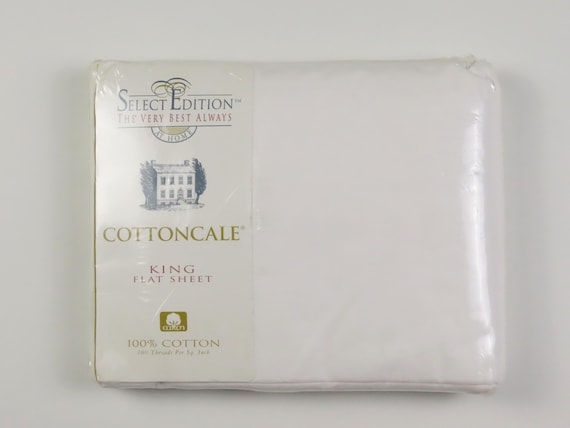 Vintage Select Edition King sized flat sheet -New in package