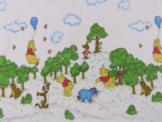 Vintage Winnie the Pooh receiving blanket