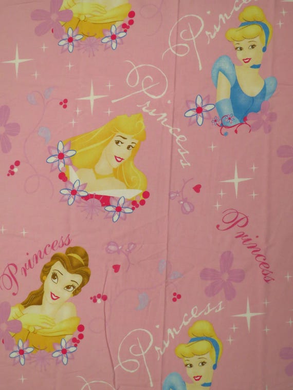 Vintage Disney Princess Twin flat sheet