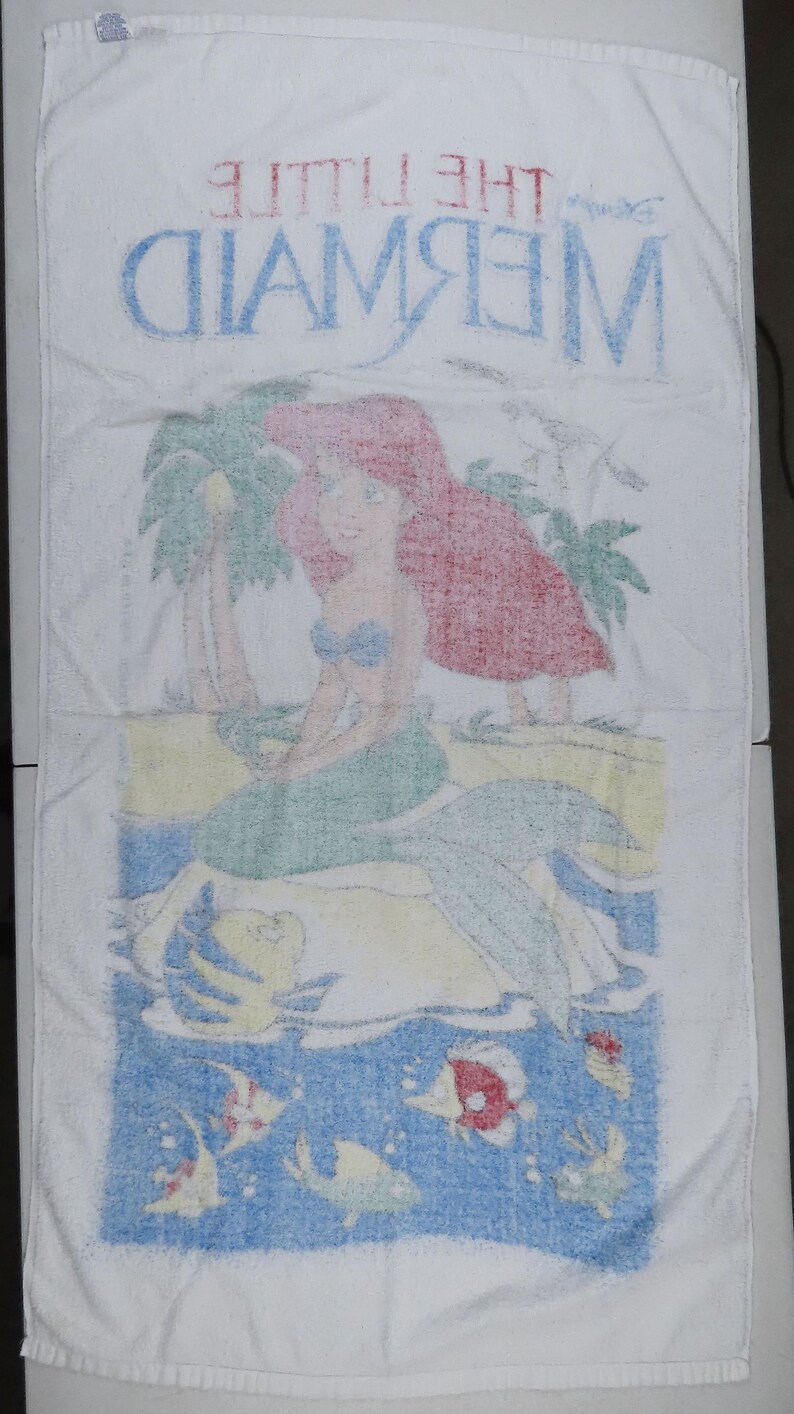 Vintage The Little Mermaid towel bild 4