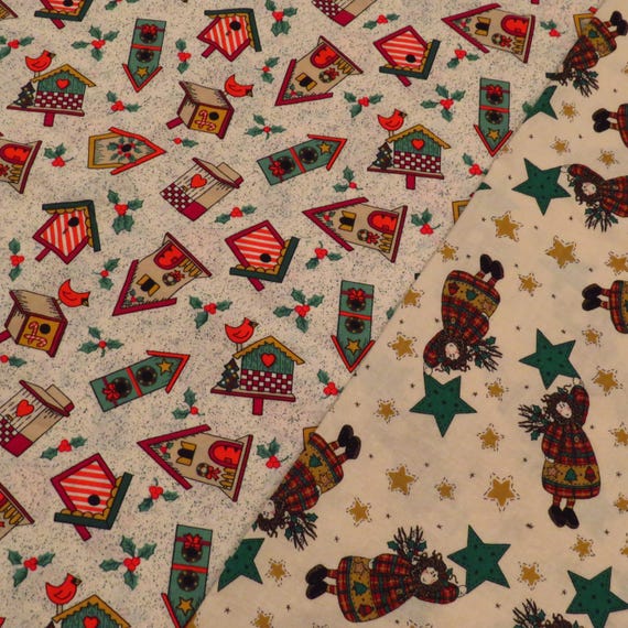 Vintage Christmas fabric