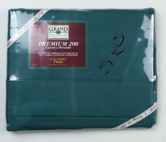 Vintage Westpoint Stevens Grand Manor twin flat sheet -new in package