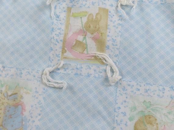 Vintage Beatrix Potter small blanket