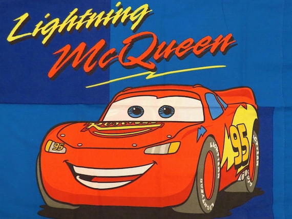 Vintage Pixar's Cars standard pillowcase