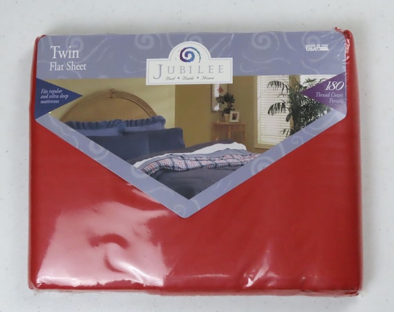 Vintage Jubilee Twin flat sheet -new in package