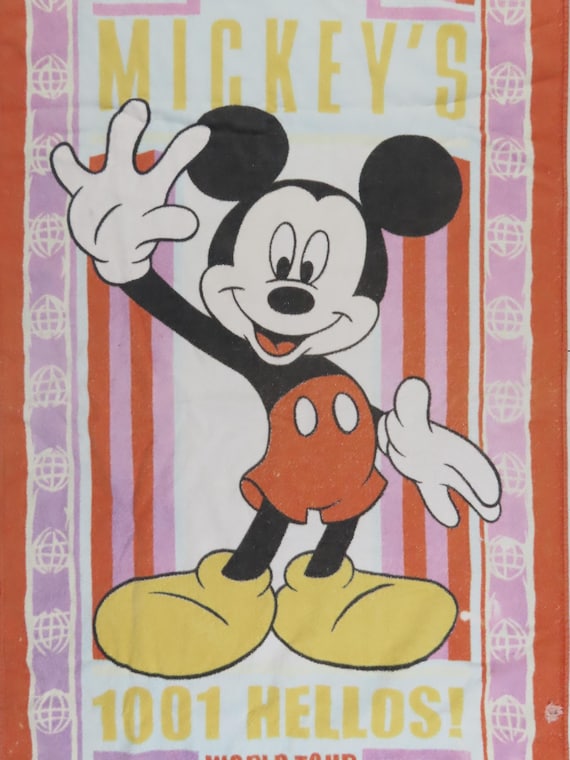 Vintage Mickey Mouse beach towel