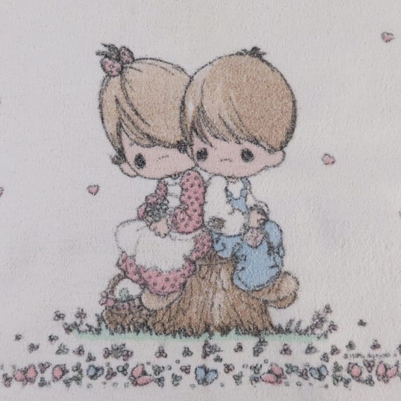 Vintage Precious Moments towel