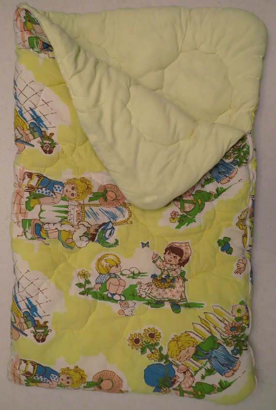 Vintage Adorable Children toddler sleeping bag