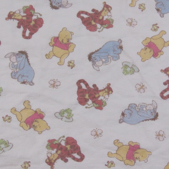 Vintage Winnie the Pooh receiving blanket