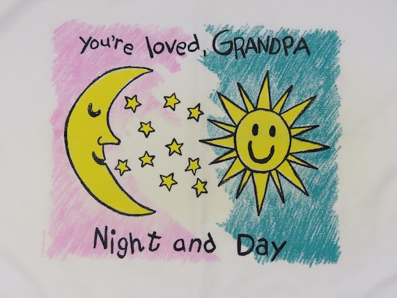Vintage "You're Loved Grandpa" standard pillowcase