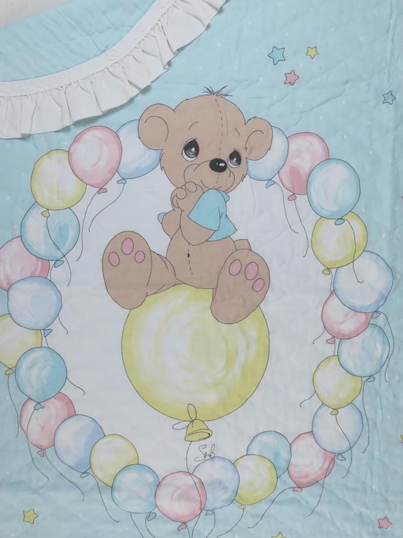 Vintage Precious Moments small quilted blanket