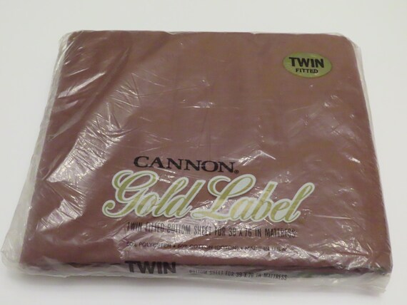 Vintage Cannon Twin fitted sheet -New in package