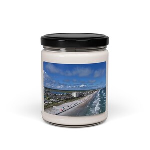 Coastal Paradise Scented Soy Candle: Beach Home Fragrance