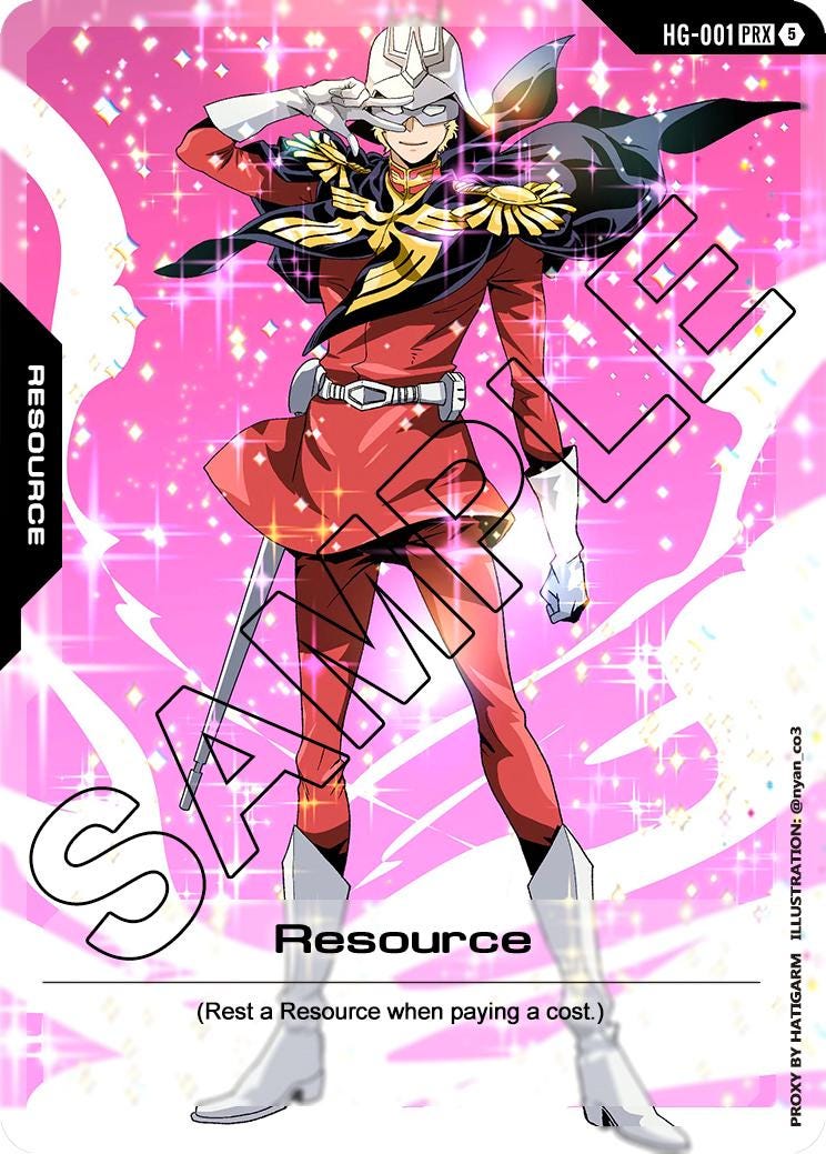 Gundam TCG Proxies